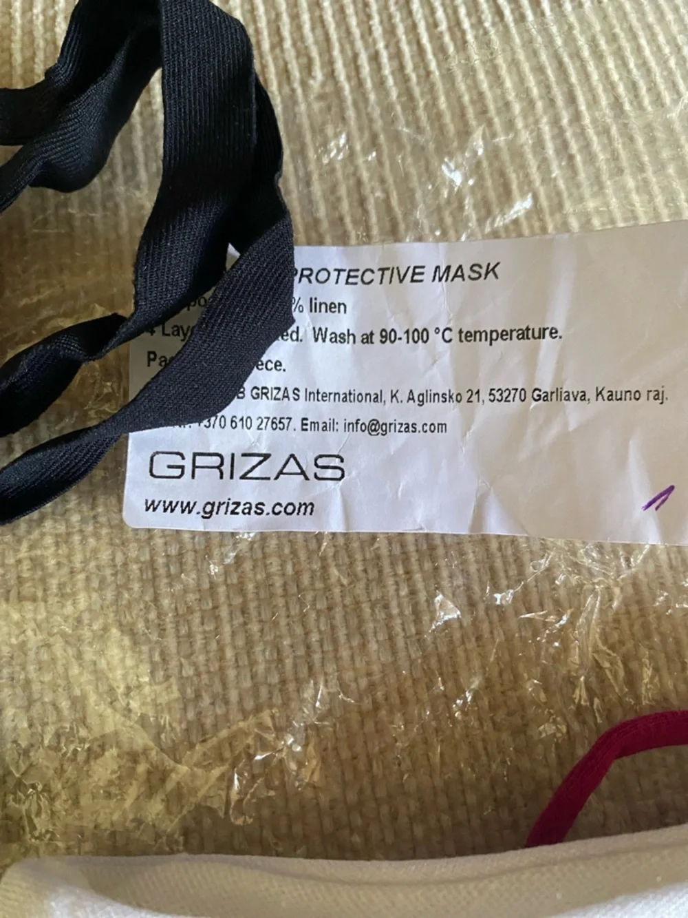 GRIZAS - 100% Linen Protective Masks NEW